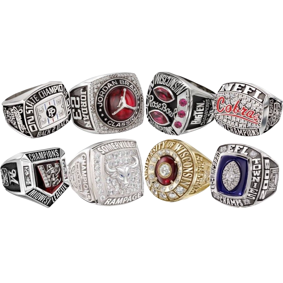 customized Name and Logo Team  Championship Ring  USSSA Football Basketball SoftBall  Hockeys Sports Cheap Rings