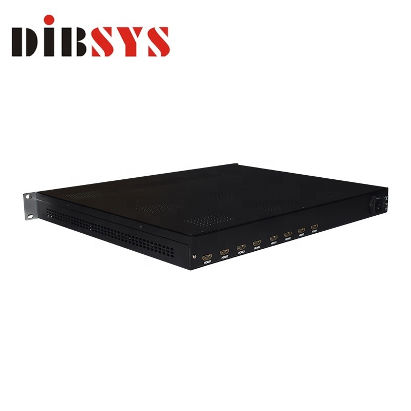 (Q308M) DIBSYS 8-channel H.264 ISDBT HD Encoder Modulator For Brazil Digital TV Headend