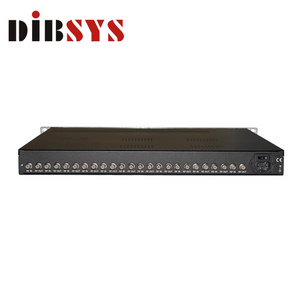 Multi Channel FTA Tuner DVB S S2 to IP RF DVB T Satellite Receiver IRD Modulator For DTV Broadcasting System