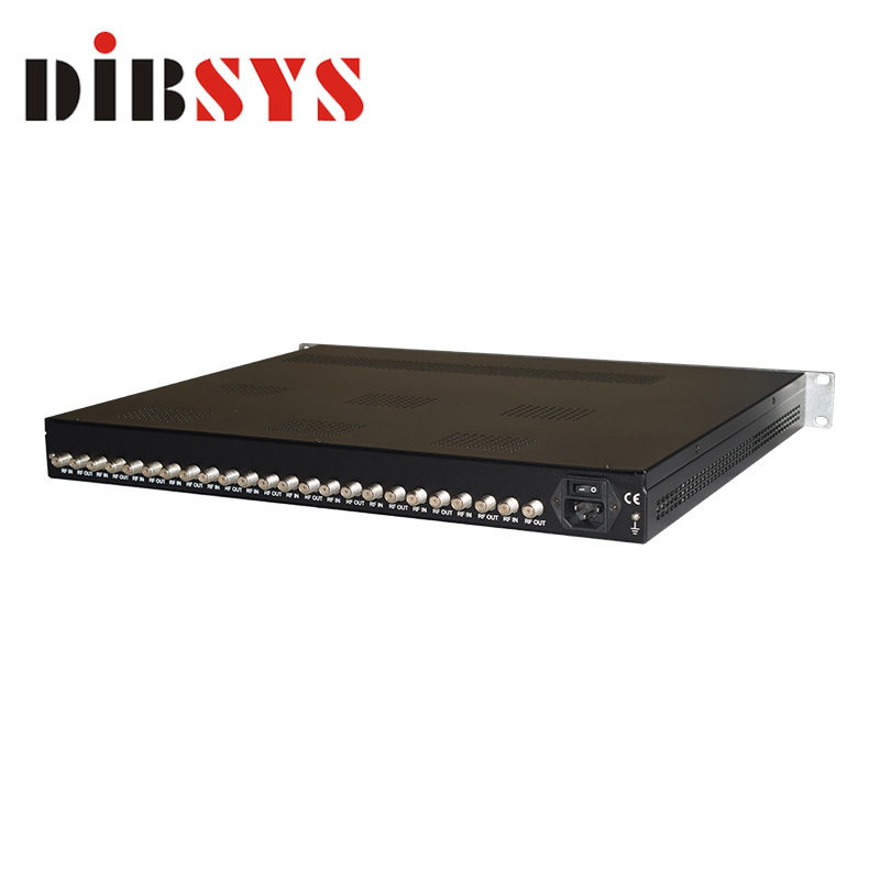 Multi Channel FTA Tuner DVB S S2 to IP RF DVB T Satellite Receiver IRD Modulator For DTV Broadcasting System