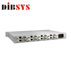 DIBSYS 8-ch full hd HDCP H.264 H.265 broadcast iptv encoder m3u8 rtmp headent digital catv iptv