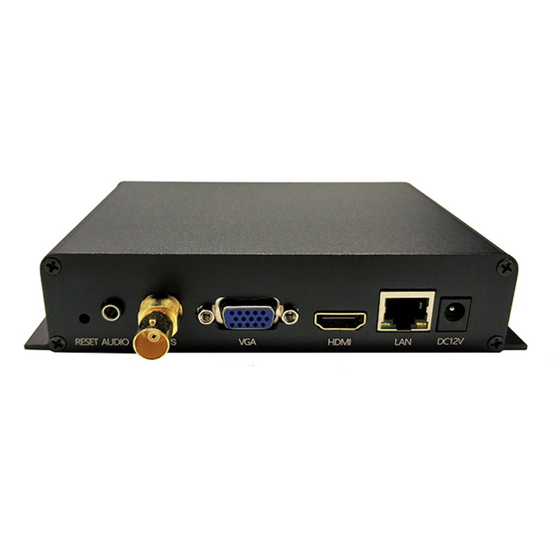 H265 H.264 HD-M I AV IPTV Streaming Decoder IP to VGA Converter For Point to Piont Server System