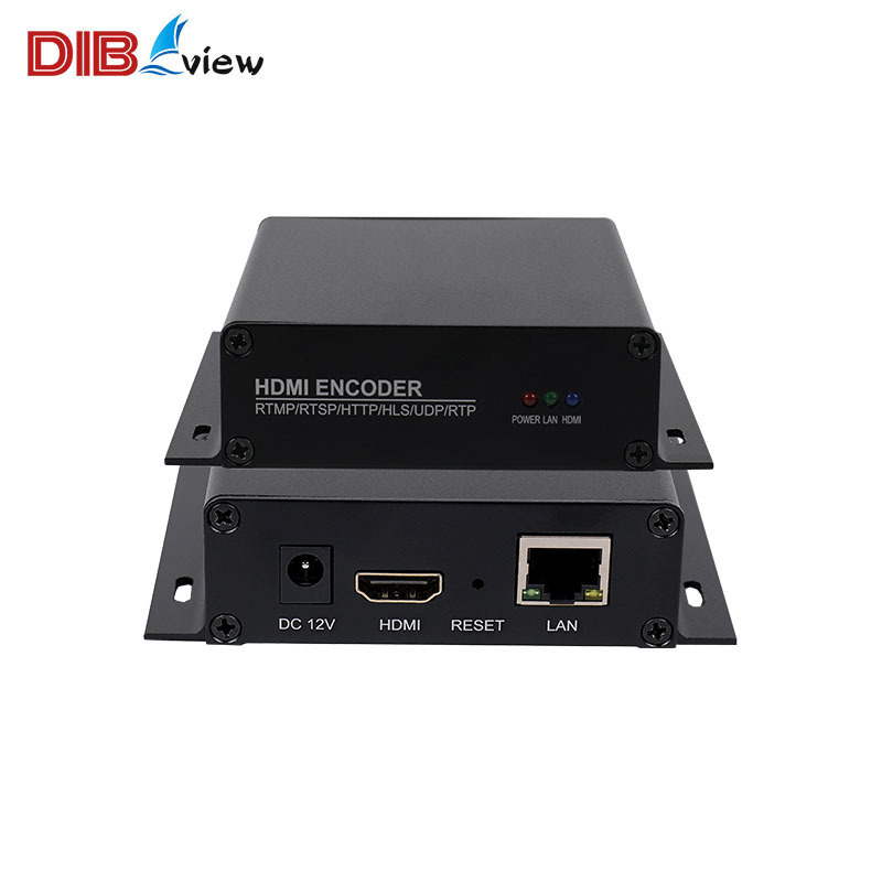 Dibview RTMP Facebook Youtube Live RTSP HTTP HLS UDP RTP H.265 H.264 HDMI-compatible 1080P60fps HD Streaming Video to IP Encoder