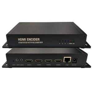 4 Channel HD MI Encoder H 264 Live Game Streaming NDI SRT HLS UDP RTMPs Facebook Youtube IPTV