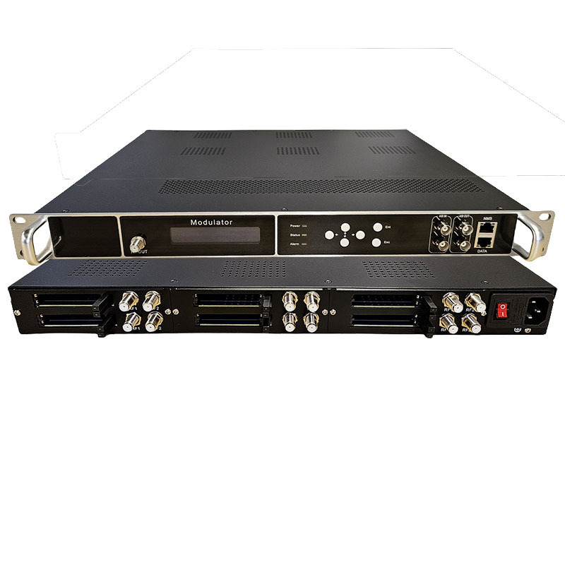 Encrypted CI Slots FTA Tuner Dvb-S2/S To RF Transponders DVB-T Catv RF Modulator Remodulator Transmodulator