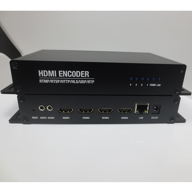 4 Channel HD MI Encoder H 264 Live Game Streaming NDI SRT HLS UDP RTMPs Facebook Youtube IPTV