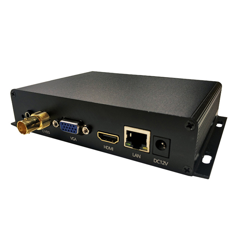 H265 H.264 HD-M I AV IPTV Streaming Decoder IP to VGA Converter For Point to Piont Server System