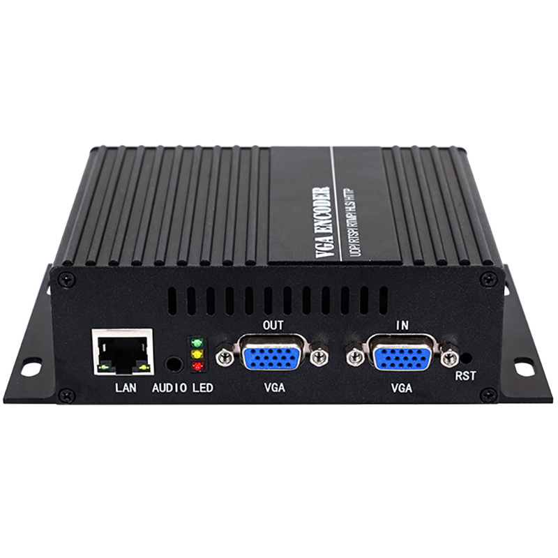 HD H264 H265 VGA to ip video audio streaming encoder rtmp srt hls m3u8 live encoder broadcast streamer