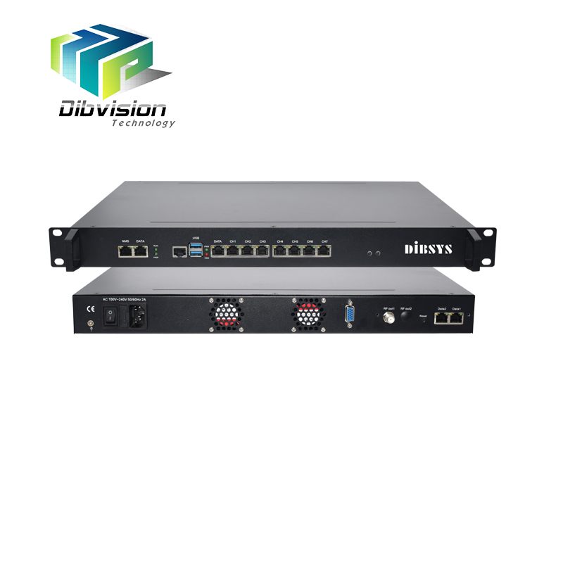 (iMOD60) Cost effective hls to udp gateway iptv dvb-c qam modulator with ip to rf modulator 16 channels