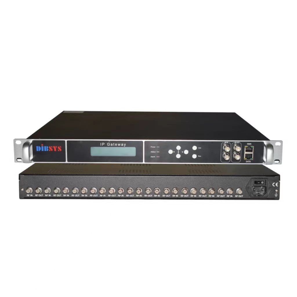 DVB-S2 DVB T2 to DVB T Modulator for wireless Digital TV headend system broadcasting equipment