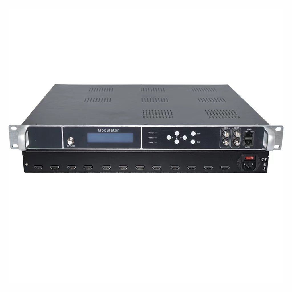 Digital TV Encoder Modulator HD H.264 1080P to DVB-T ISDB-T ATSC clearQAM RF Modulator