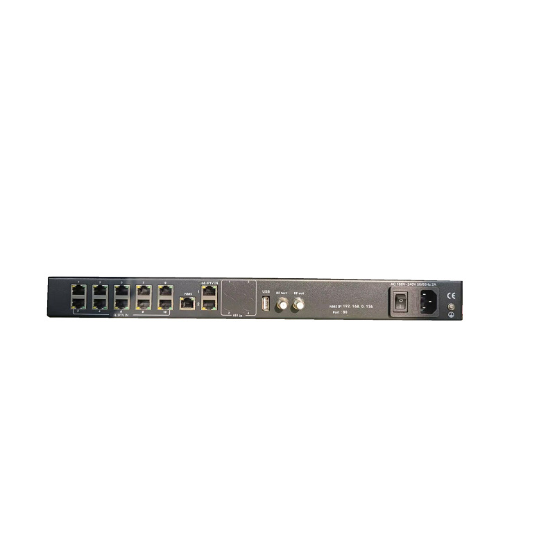 5 8 12 in 1 IP input to RF output IP QAM Modulator dvb-c digital tv multi channel modulator