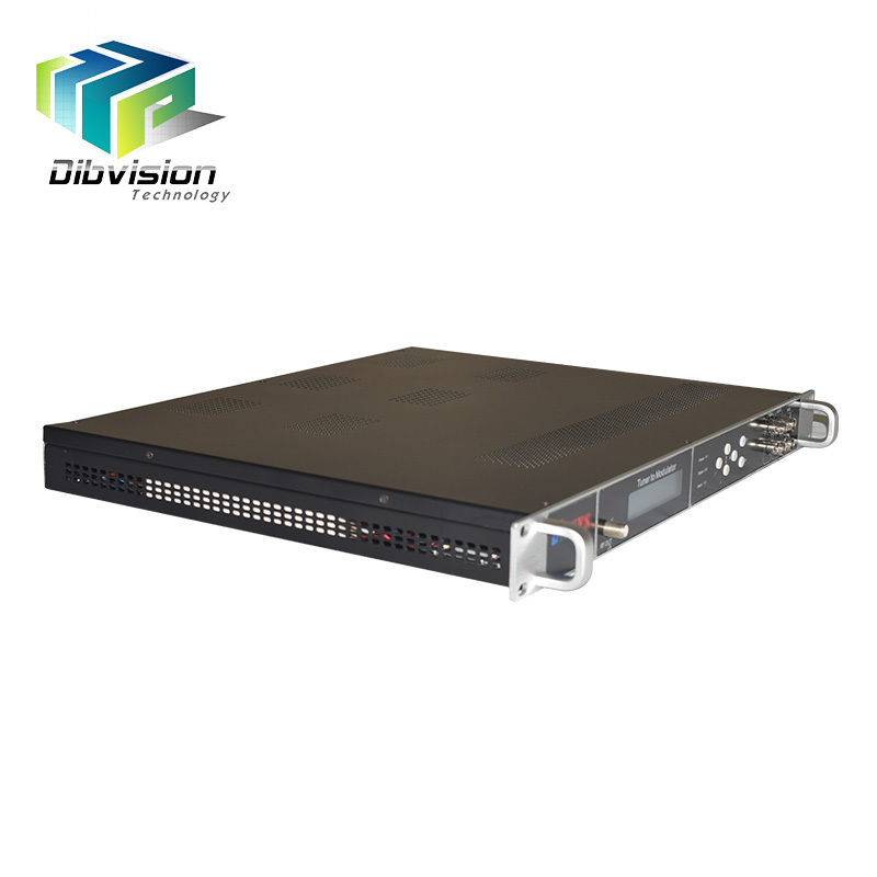 multi channel rf modulator 12 fta dvb-s tuner to rf dvb-t converter transmodulator hotel tv distribution