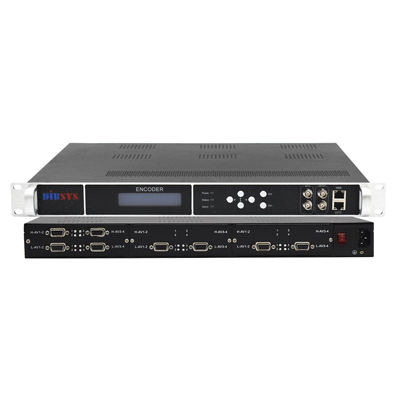 8 Channel Dvb-C MPEG-2 Encoder QAM RF Modulator With AV To rf converter