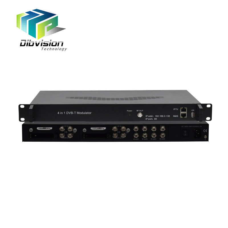 satellite ird DVB-S2 Transmodulator CAM CI slot Tuner To DVB-T Modulator DVB-C