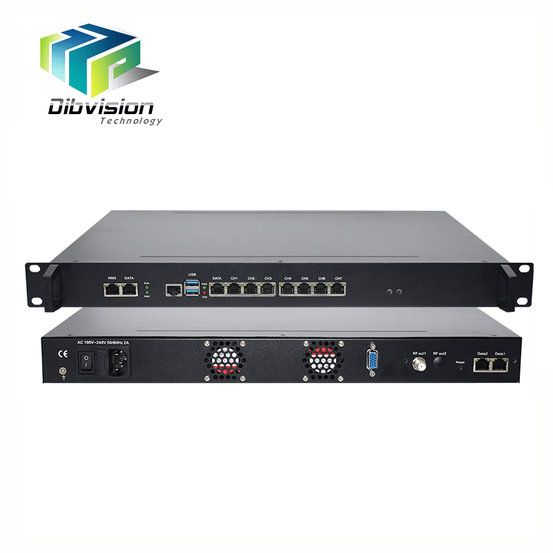 (iMOD60) Cost effective hls to udp gateway iptv dvb-c qam modulator with ip to rf modulator 16 channels