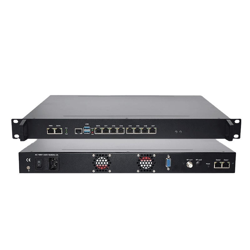 (iMOD60) Cost effective hls to udp gateway iptv dvb-c qam modulator with ip to rf modulator 16 channels