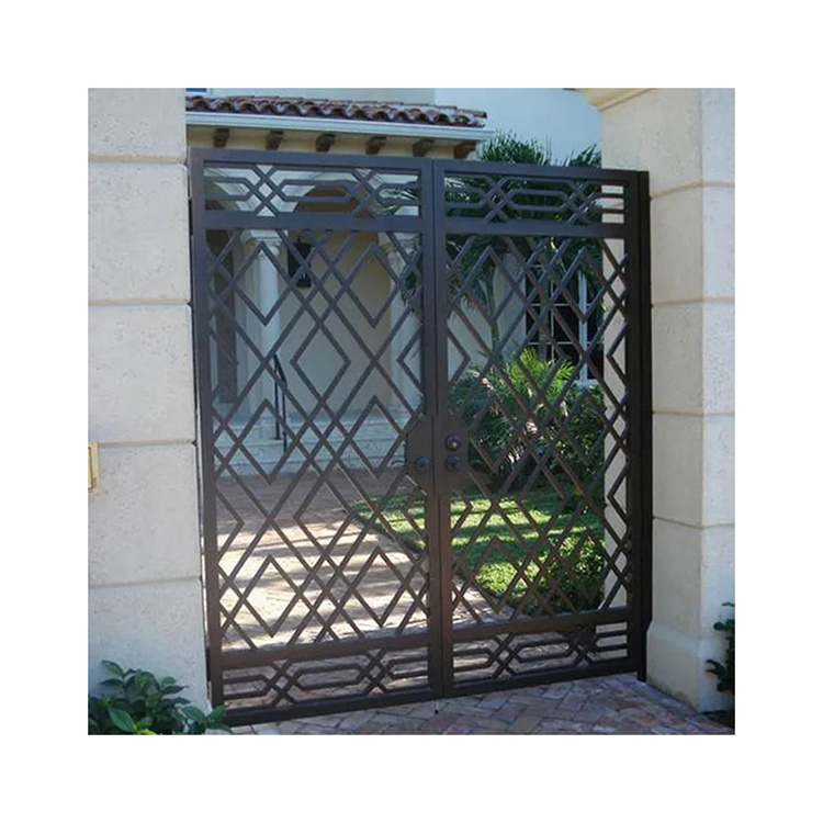 Best Seller Cheap Gates Wrought Double Swing Iron Gate