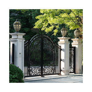 Factory Prices Garden Gates High Quality Wrought Design Iron Gate