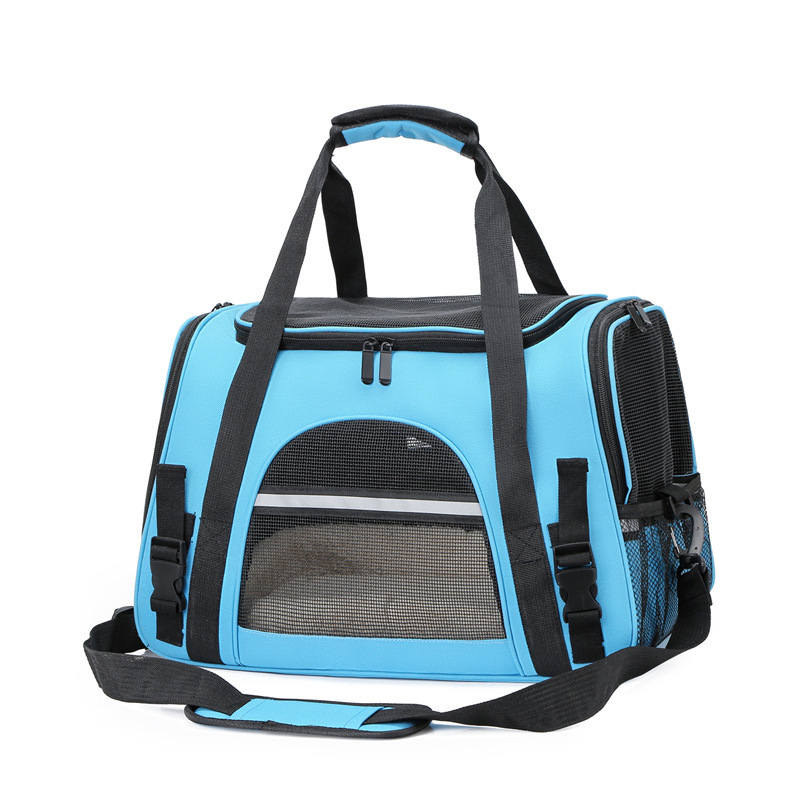 Outdoor Portable pet tote bag foldable Breathable carrying pet carrier bags for cat dog