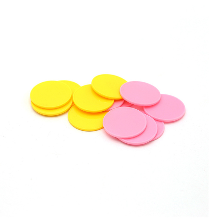 Wholesale Plastic Round Circle Board Game Accessories Tokens Round Chips