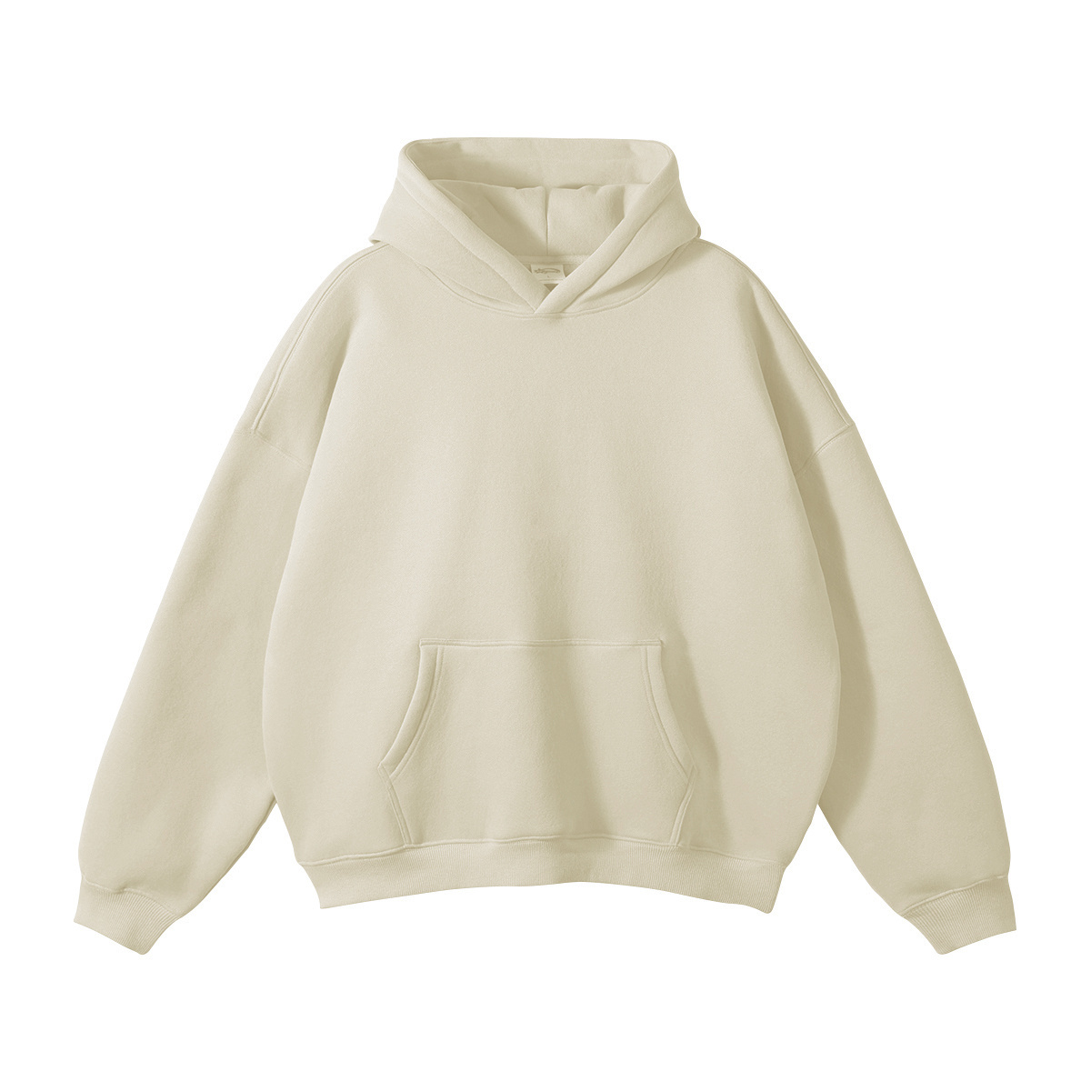 380GSM Heavy Weight Solid Color Oversize Fashion Hoodies Loose Thick Heavy Plain Hoodie