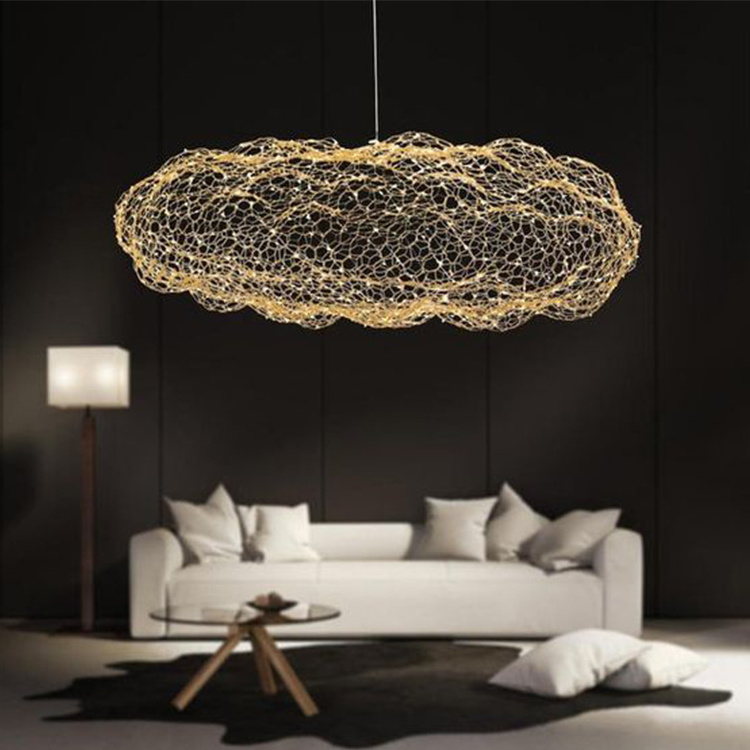 High Quality Energy Saving Warm White Hanging Light Fixtures Indoor Decoration Modern Pendant Led Chandelier Light