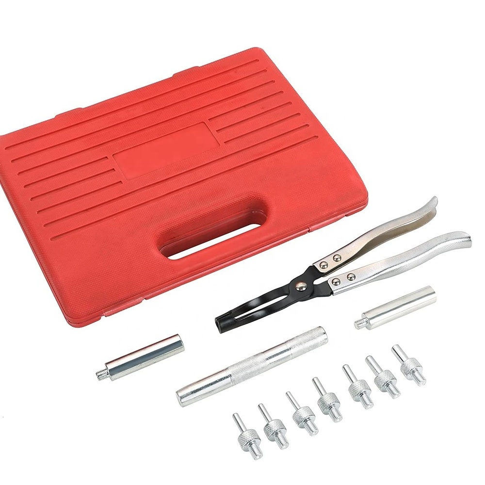 VIKTEC Valve Stem Seal Remover and Installer Valve Stem Seal Removal Tool Car Engine Repair Kit