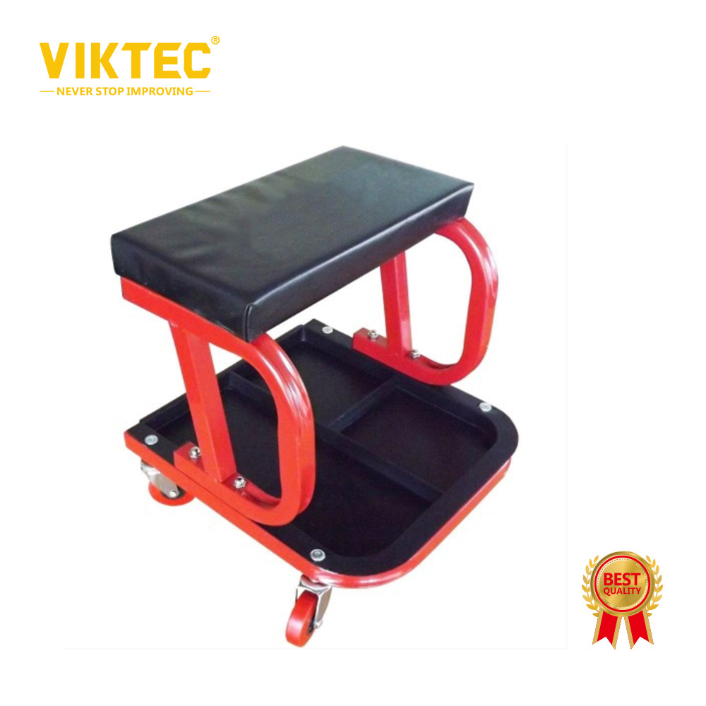 CE VIKTEC High quality Rolling Creeper Seat with Tool Tray Rolling Creeper Seat