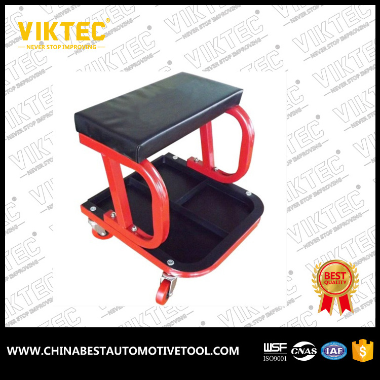 CE VIKTEC High quality Rolling Creeper Seat with Tool Tray Rolling Creeper Seat