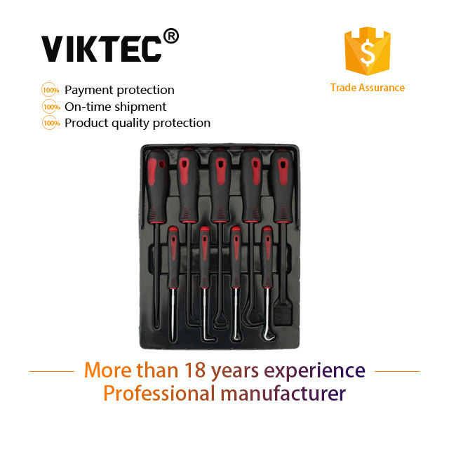 VIKTEC Auto tool 9pc Scraper, Hook and Pick Tool Kit(VT01118)