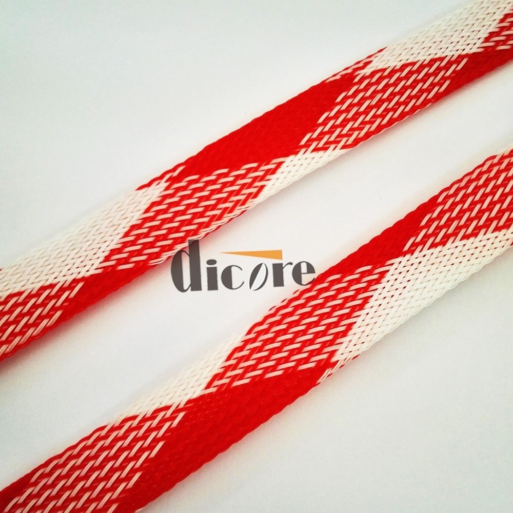 Flexible pet expanding braided cable sleeving