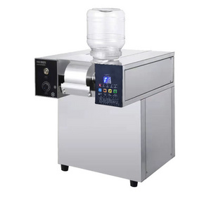 Automatic Snowflake Cream Crusher Make Shave Ice Machine Commercial 190kg/24h Bingsu Milk Microcomputer Control LCD Touch Screen