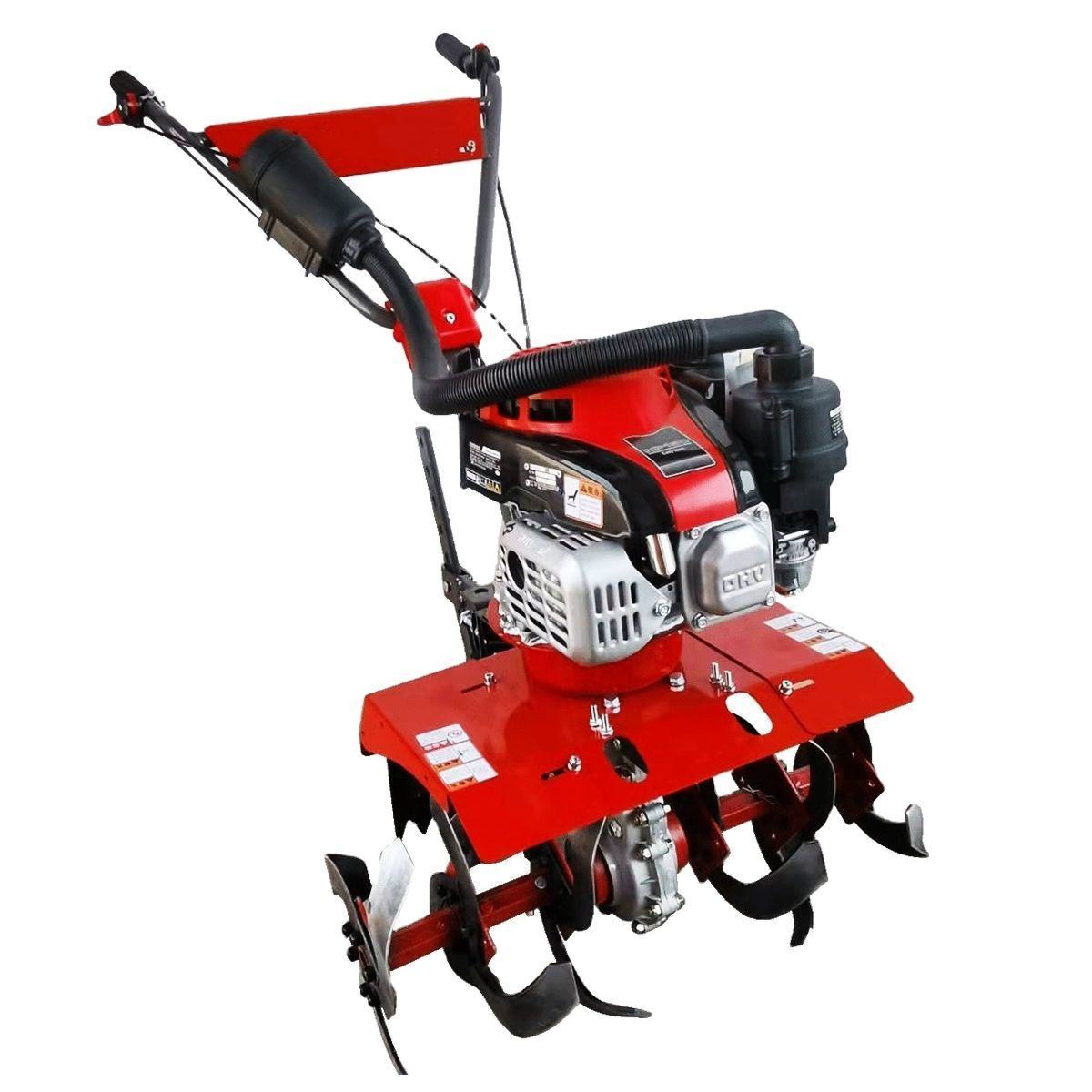 Small multifunctional 170 Petrol hoeing machine Microplough Rotary tiller Weeding machine Loose furrow machine