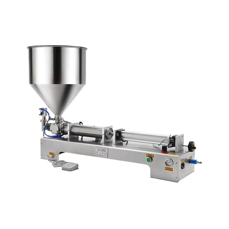 Semi Automatic Pneumatic Packing Machine Filler Honey Peanut Butter Ketchup Sauce Paste Oil Jam Juice Bottle Filling Machine