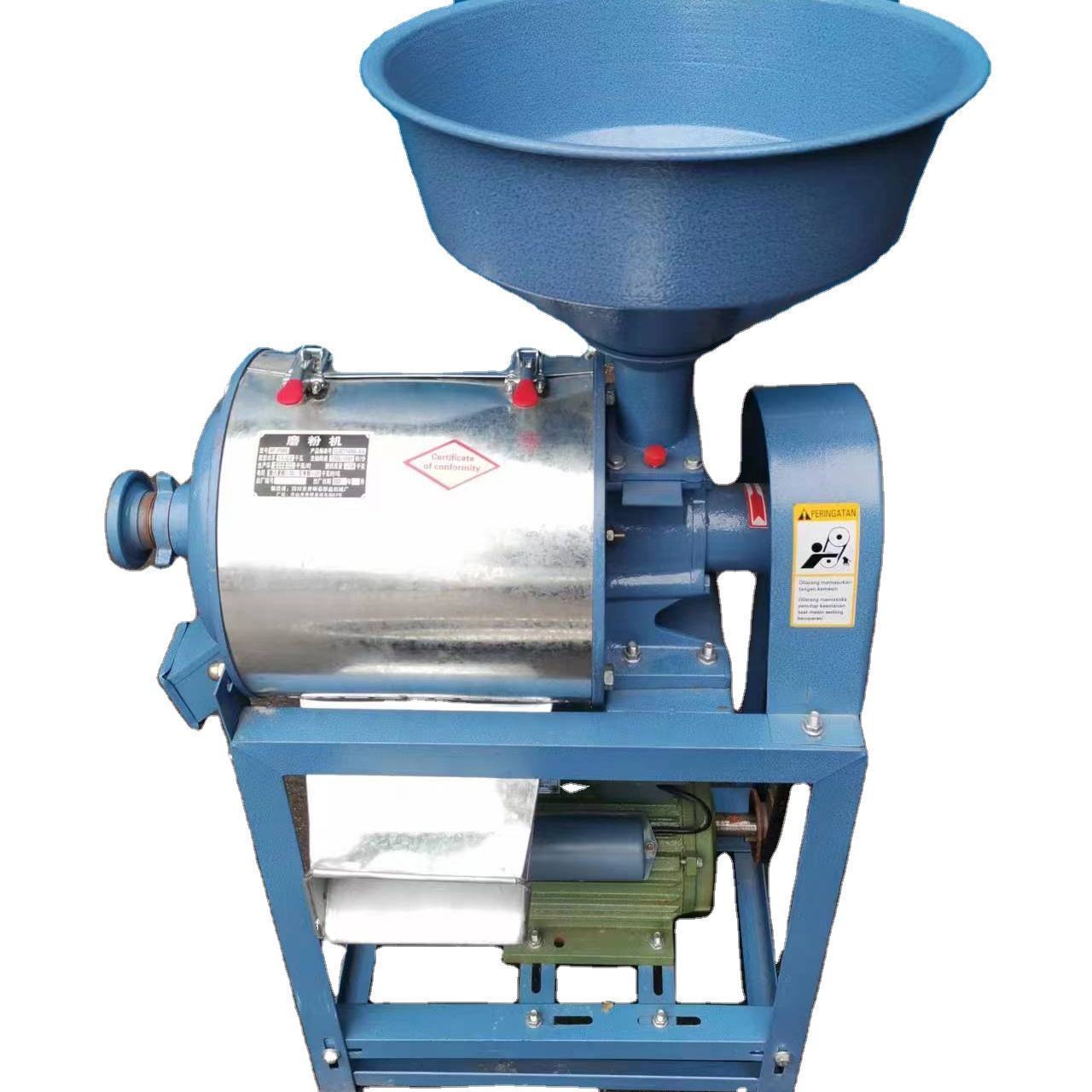 Hot Sale Rice Peeling Wheat Flour Grain Grinder Rice Corn Grinding Grain Maize Equipment Flour Milling Grain Processing Machine