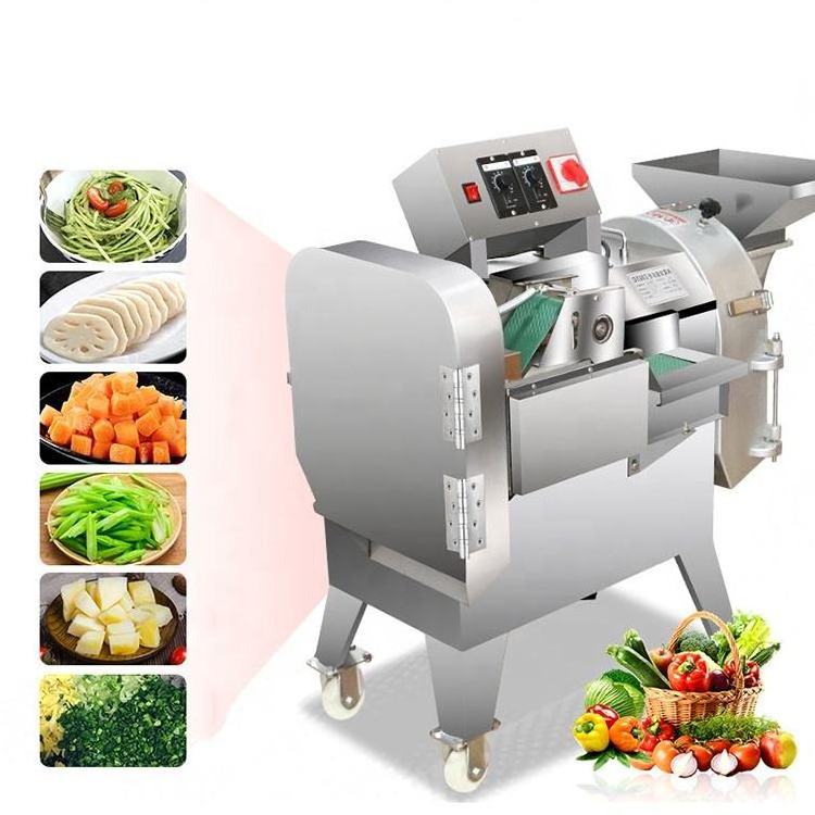 Multifunctional  Vegetable Chopper Automatic Vegetable Cutting Machine For Spinach Lettuce Cabbage Vegetable Slicer Chopper