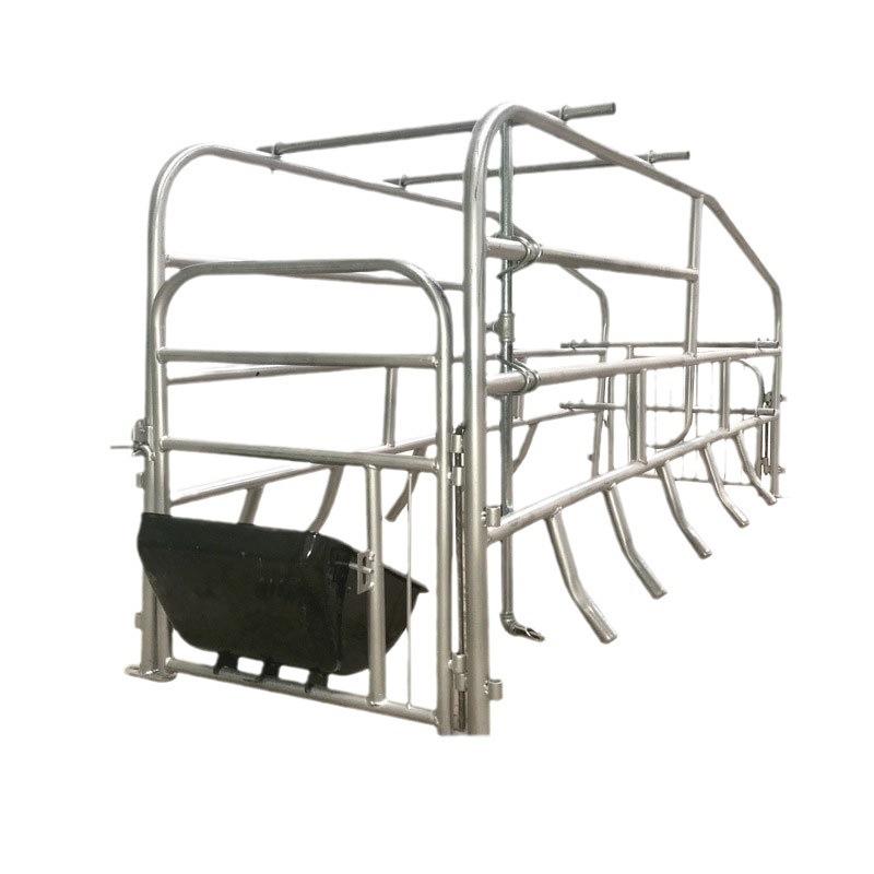 Sow Gestation Bed Galvanized Pig Farrowing Crates Pen Flooring Stall Equipment Solid Rod Farrowing Gestation Weaning  Nursery