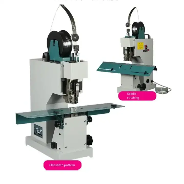 Desktop Double Heads Book Flat And Saddle Stitching Machine Book Wire Stitching Machine Book Wire Stitching Machine