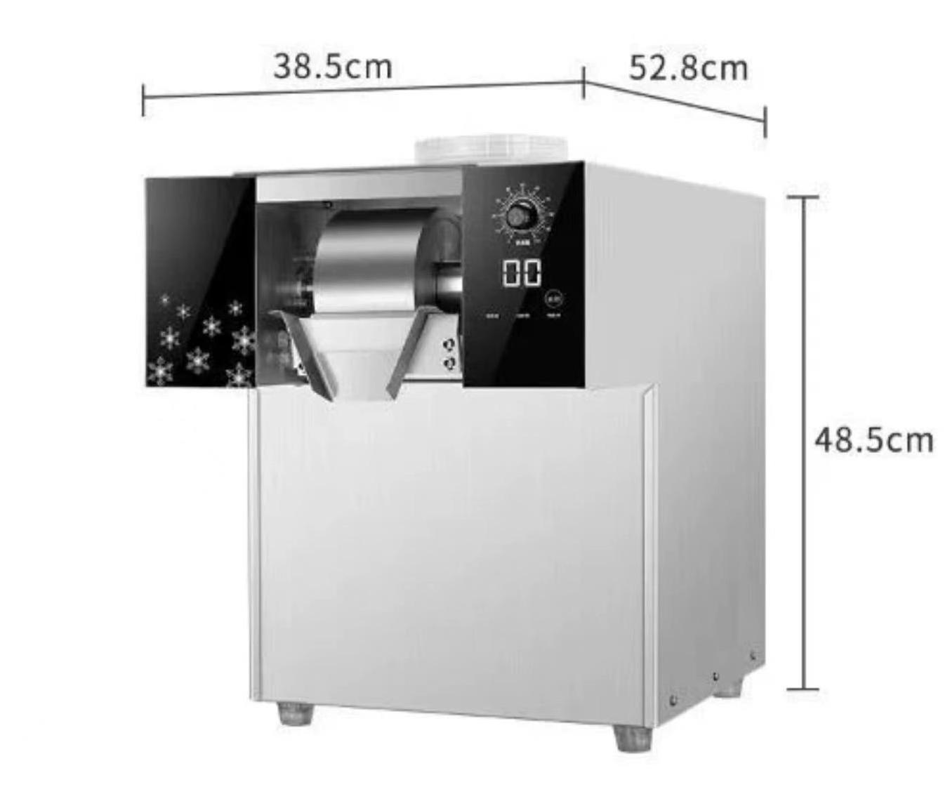 Commercial Multifunction Snow Cone Ice Maker Electric Flake Ice Shaver Commercial Korean Snow Block Ice Bingsu Machine