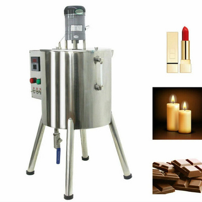 15L 30L Semi Automatic Heating Stirring Liquid Cream Balm Lipstick Mixing Lipbalm Paste Cans Filling Lipstick Making Machine