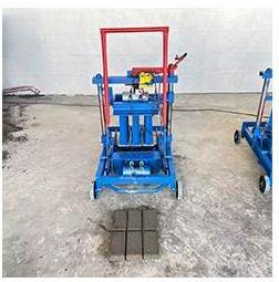 Manual Semi Automatic Smart Paver Hollow Cement Concrete Block Brick Making Machine Interlocking Compressed 2 Persons Equipment