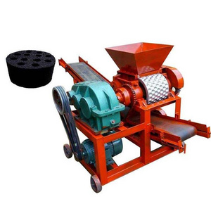 Automatic wood coconut coal pressure ball molding briquetting Corn cob sawdust straw biomass Charcoal briquette machines