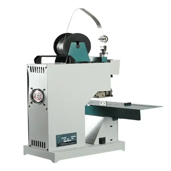 Desktop Double Heads Book Flat And Saddle Stitching Machine Book Wire Stitching Machine Book Wire Stitching Machine