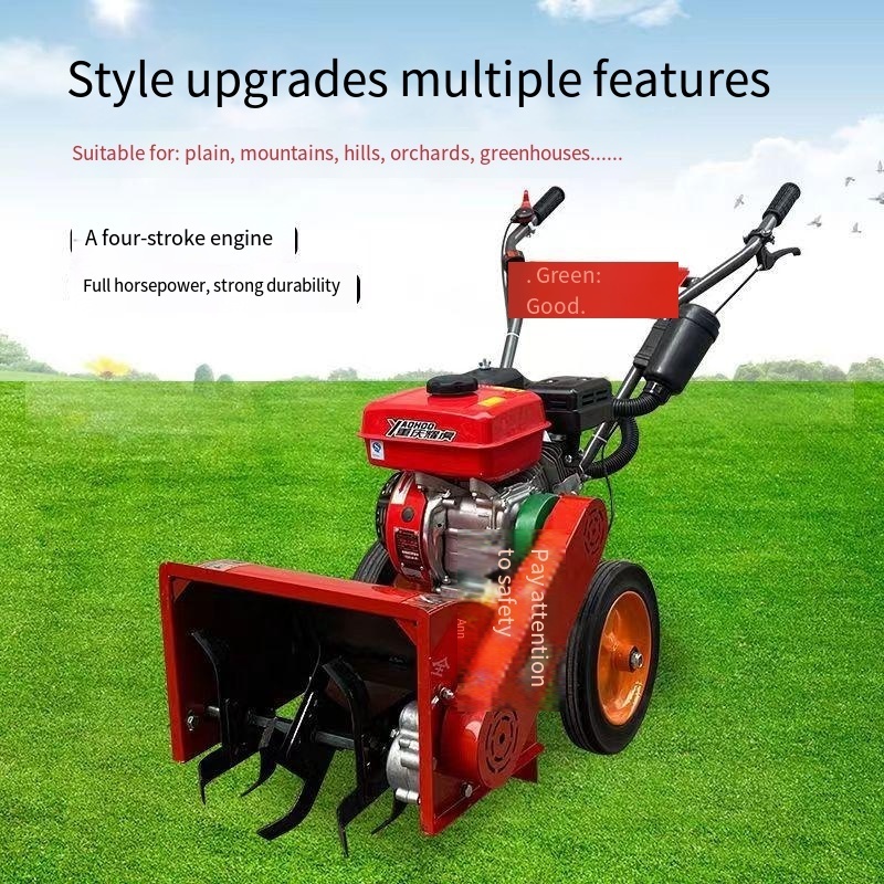 Microtiller Weeder Loosening Furrow Opener Machine Machine 170 Gasoline Hoeing Machine Rotary Tiller