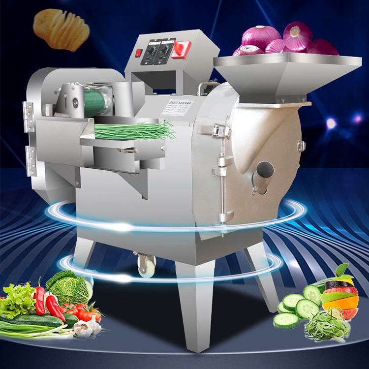 Multifunctional  Vegetable Chopper Automatic Vegetable Cutting Machine For Spinach Lettuce Cabbage Vegetable Slicer Chopper