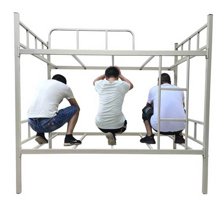 Durable Steel Fashion  Bunk Bed Double Decker Space Bunk Bed With Curtain For Hotel Youth Hostel