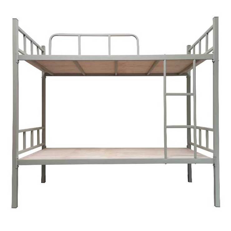 Durable Steel Fashion  Bunk Bed Double Decker Space Bunk Bed With Curtain For Hotel Youth Hostel