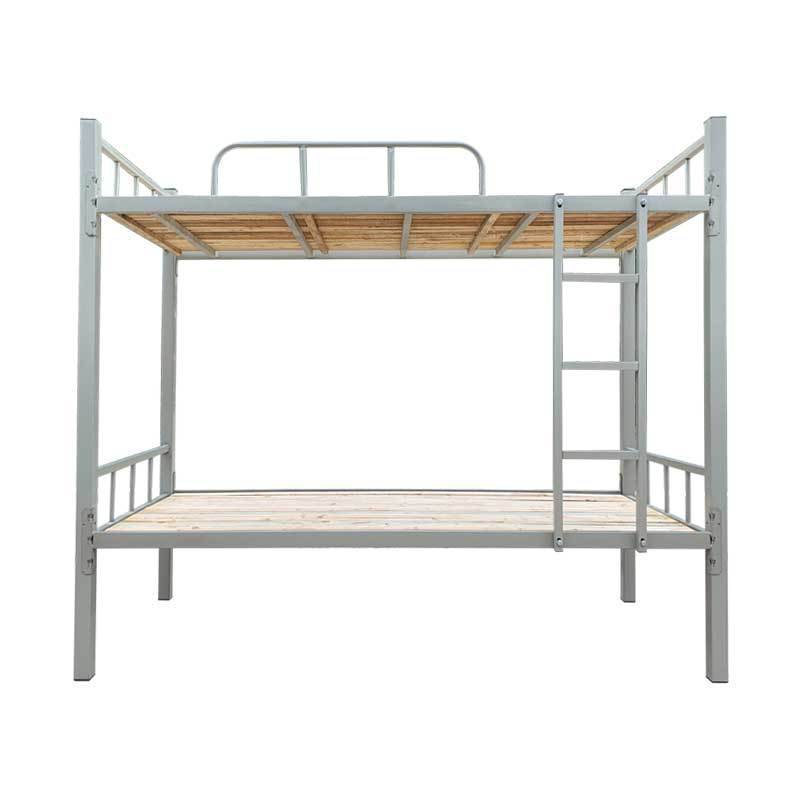 Durable Steel Fashion  Bunk Bed Double Decker Space Bunk Bed With Curtain For Hotel Youth Hostel