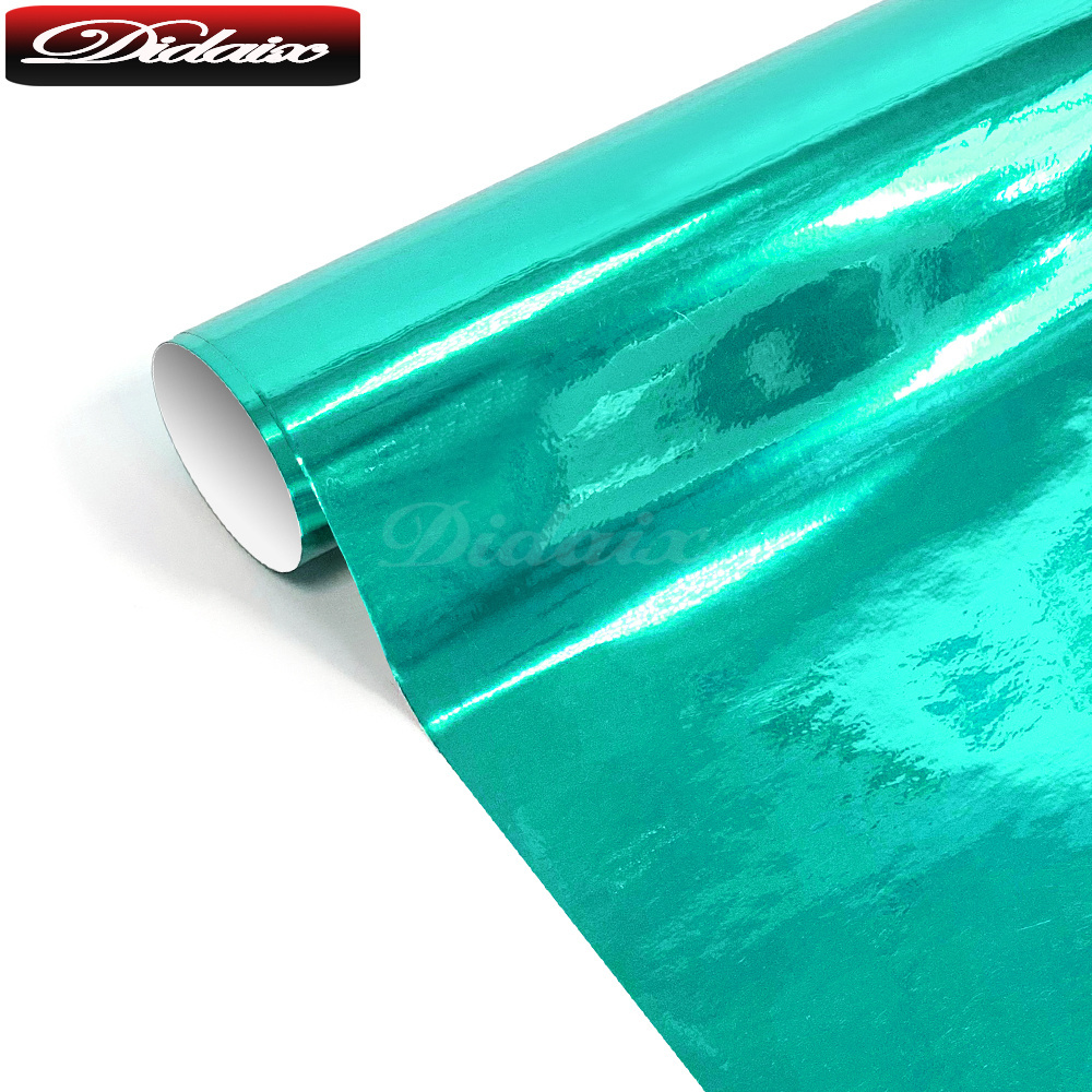 Didaix Factory Price Self Adhesive Car Wrap Vinyl Super Glossy Metallic Mirror Chrome Auto Vehicle Car Film